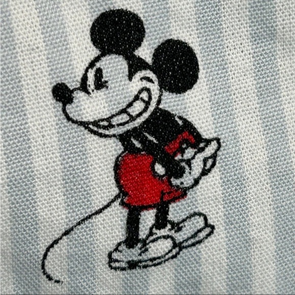 Disney Mickey Mouse Striped Button Down Shirt Mickey’s Moods - Size XL - Picture 6 of 12
